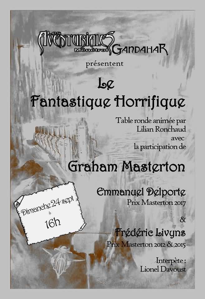 French fantasy convention poster, Sept 2017