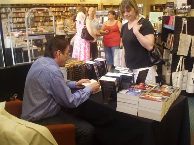 Waterstones signing, May 2008