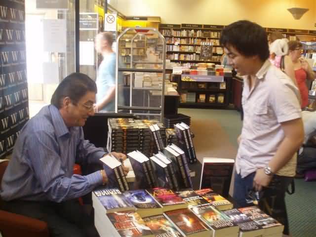 Waterstones signing, May 2008